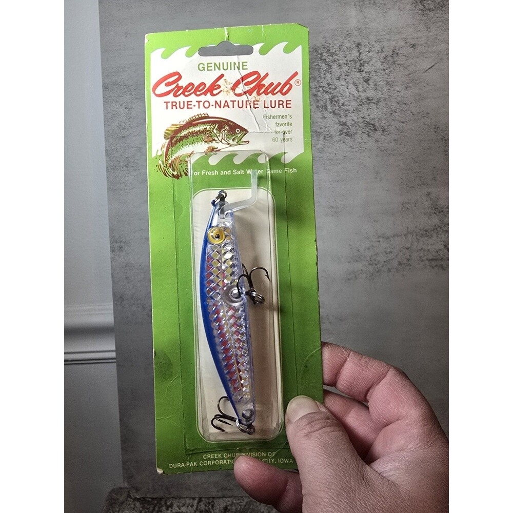 Vintage Creek Chub Kuusamo Finland Fishing Lure New In Package Model 56300 Green